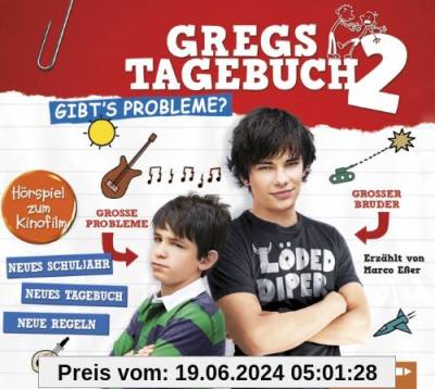 Gregs Film-Tagebuch 2 - Gibt's Probleme?: Filmhörspiel.